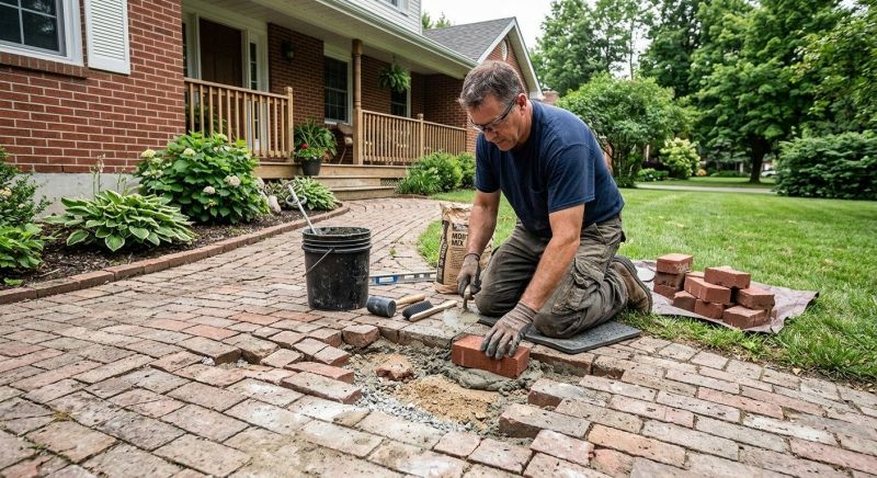Brick Flatwork Repair in Apache Junction, AZ
