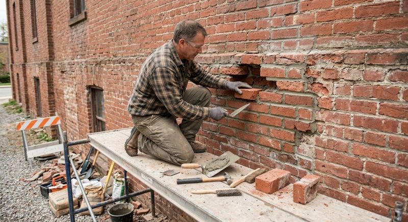 Brick Stairs Repair in Scottsdale, AZ