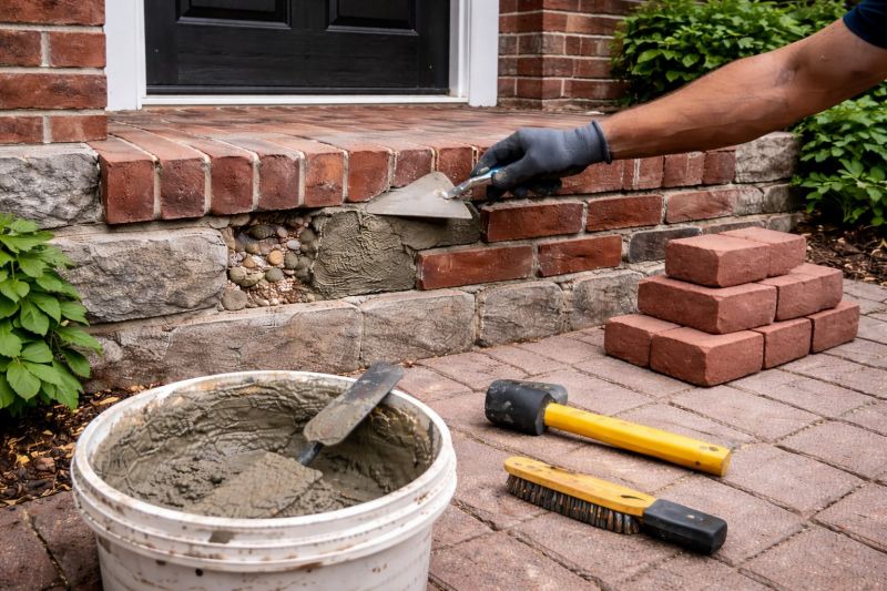 Brick Stoop Repair in Gilbert, AZ