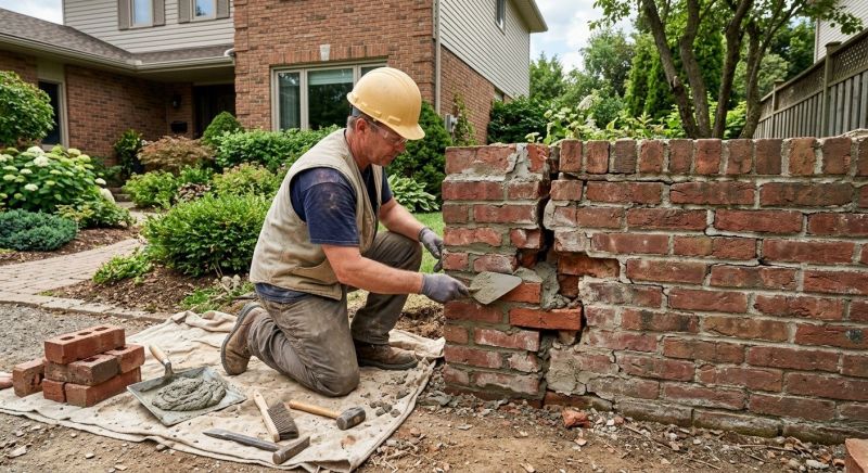 Brick Wall Repair in Fountain Hills, AZ