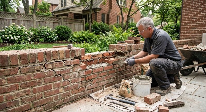 Brick Wall Repair in Maricopa County, AZ