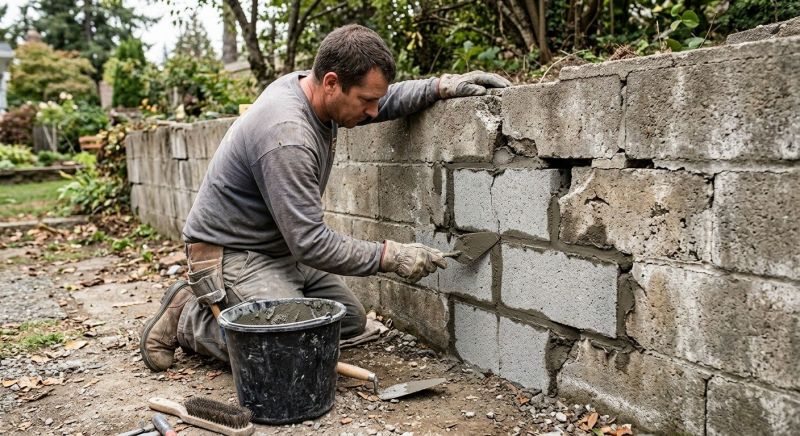 Concrete Block Repair in Gilbert, AZ