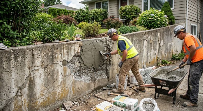 Retaining Wall Repair in Gilbert, AZ