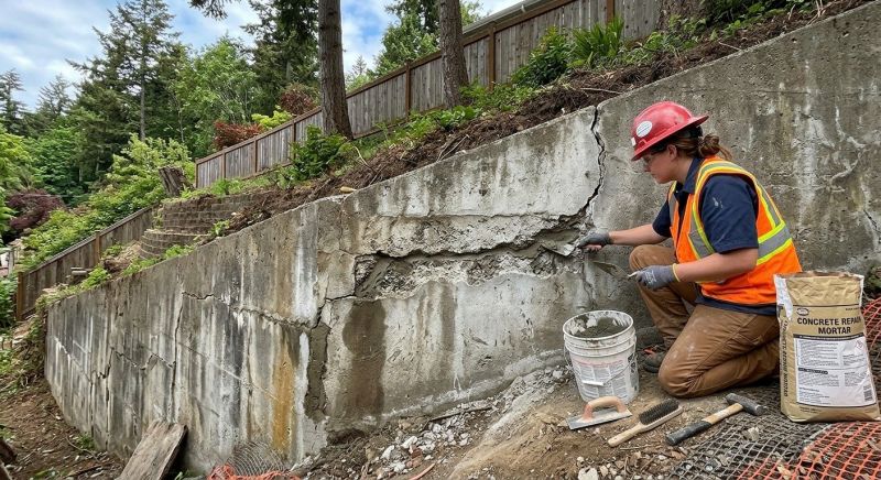 Retaining Wall Repair in Maricopa County, AZ