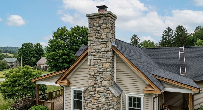 Stone Chimney Installation in Higley, AZ