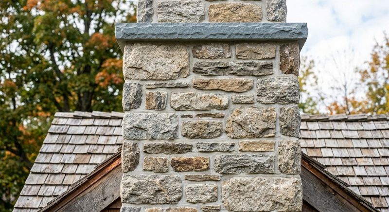Stone Chimney Installation in Scottsdale, AZ