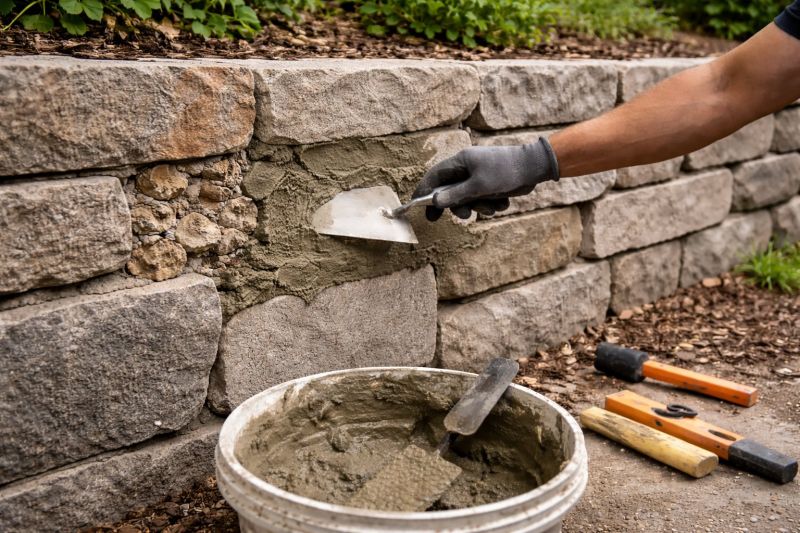 Stone Column Repair in Gilbert, AZ