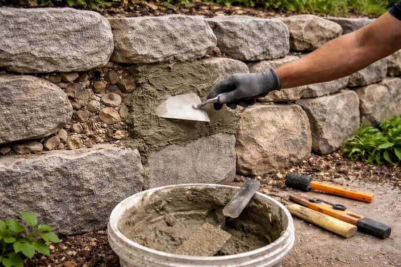 Stone Column Repair in Gilbert, AZ
