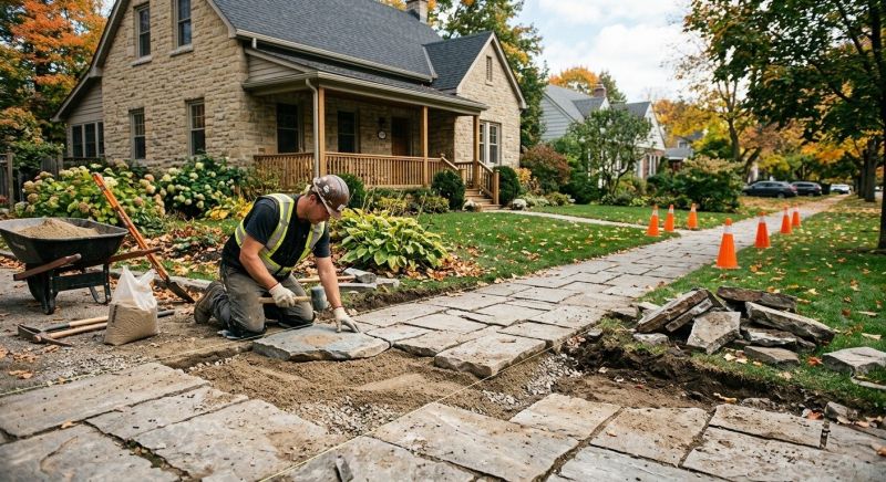 Stone Driveway Repair in Gilbert, AZ