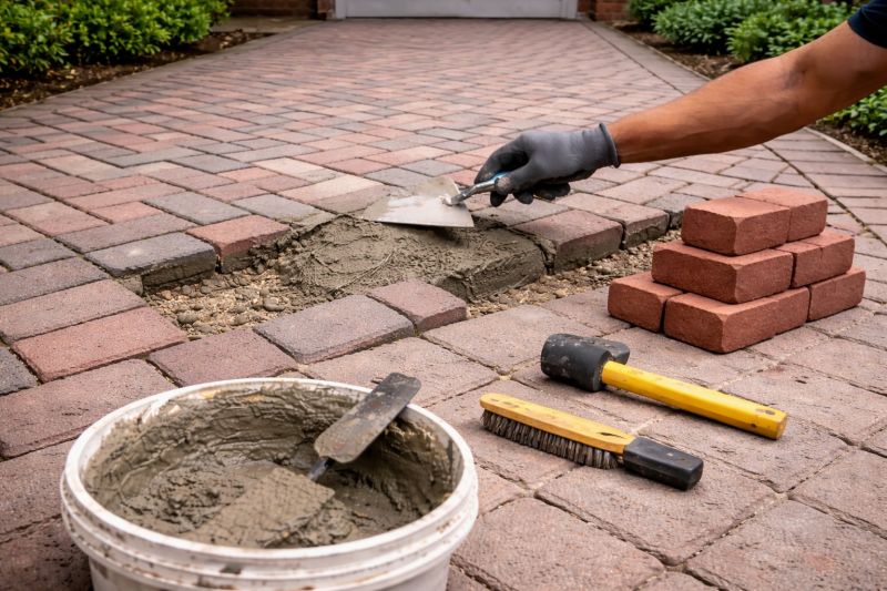 Stone Driveway Repair in Gilbert, AZ