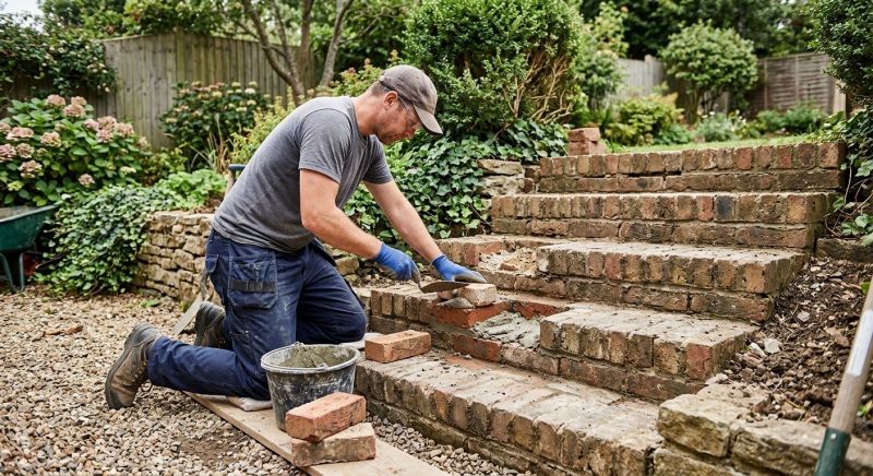 Brick Stairs Repair