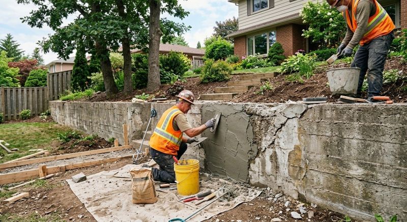 Retaining Wall Repair in Fountain Hills, AZ